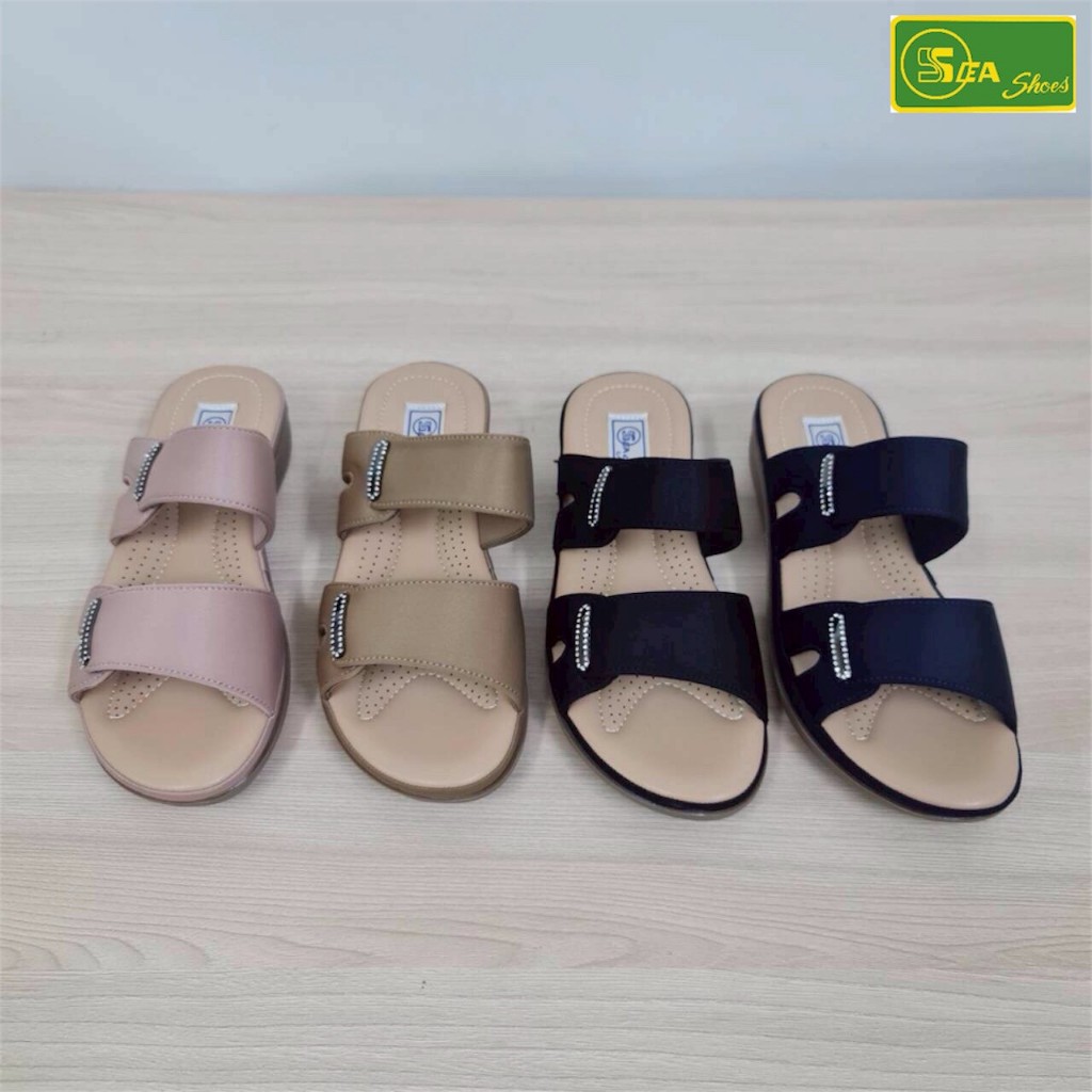 รองเท้า SEA Shoes (ซีชูส์) 9664-005 รองเท้าแตะสวมแฟชั่น ใส่สบายทุกวัน เดินเที่ยวก็ได้