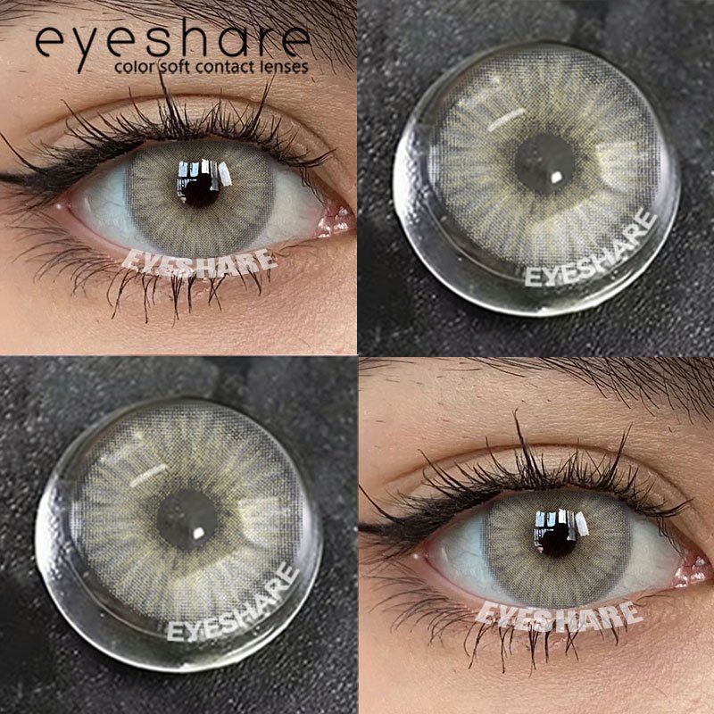 (COD) คอนแทคเลนส์สี 1 คู่ ESTONIA สีเทา 14.5มม. เหมาะกับเมื่อแต่งหน้า เลนส์แฟชั่นเรนเดอร์สี คอนแทคเลนส์สี ขนาดใหญ่