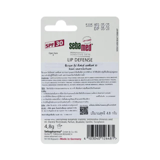 [EXP07-2028] SEBAMED LIP DEFENSE SPF30 (4.8G) ลิปบำรุงริมฝีปาก SPF30