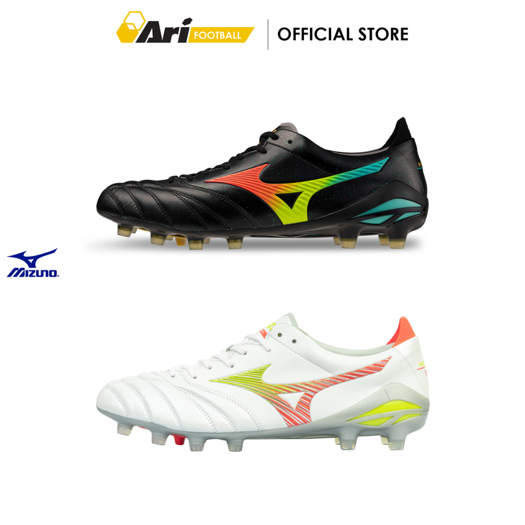 MIZUNO MORELIA NEO V JAPAN FG - WHITE รองเท้าฟุตบอล มิซูโน่ MORELIA NEO V JAPAN