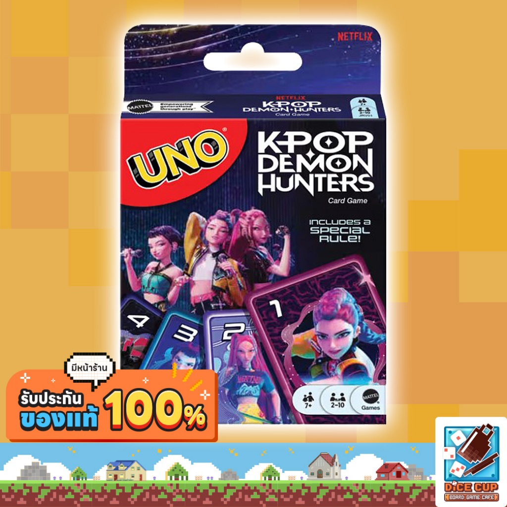 [ของแท้] UNO K-Pop Demon Hunters Board Game