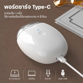 กรรไกรตัดเล็บไฟฟ้าอัตโนมัติ USB Type-C ไฟ LED เสียงเบา ปลอดภัย ไม่เจ็บนิ้ว ใช้ได้ทุกวัย พกพา