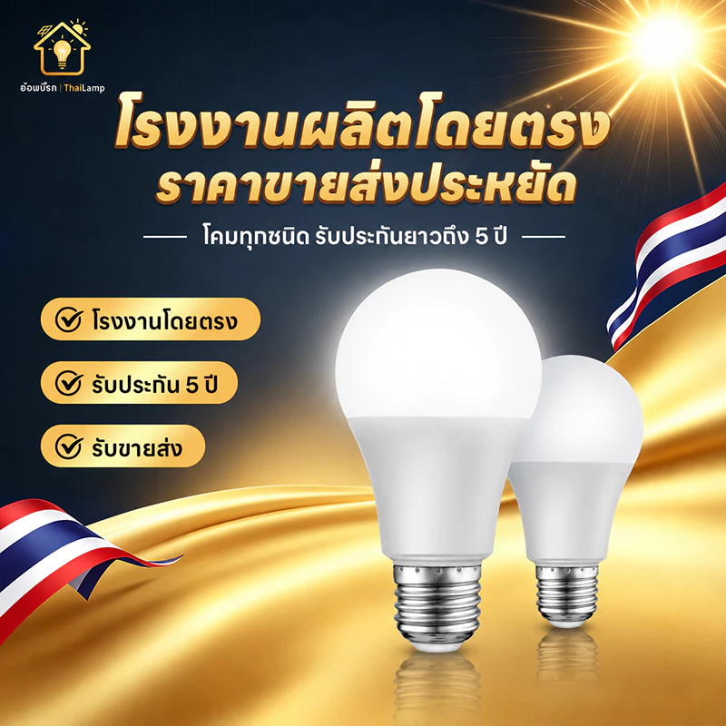 หลอดไฟ หลอดไฟประหยัดพลังงาน 24W หลอดปิงปอง LED 3 สี หลอดไฟประหยัดพลังงาน ขั้ว E27 สว่างมาก ประหยัดค่าไฟมาก