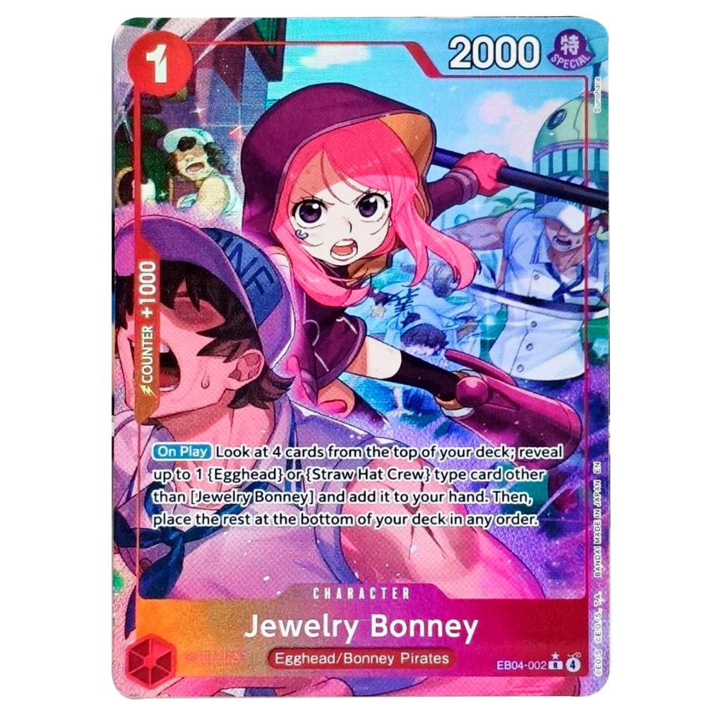 [EB4-002] Jewelry Bonney [R-PA] [Parallel Art] [One Piece Card Game] การ์ดเกมวันพีชของแท้
