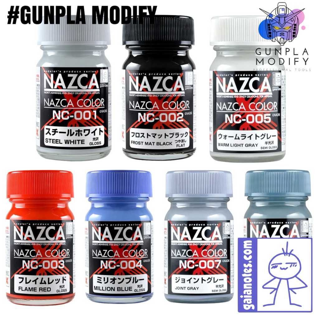 GAIANOTES  NAZCA สีสูตรแลคเกอร์ ขนาด 15 ml