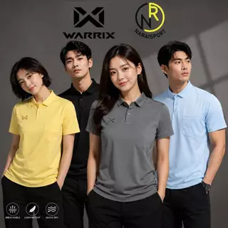**ของแท้ส่งไว*** Warrix รุ่น Pique Plus มีกระเป๋าเสื้อ เสื้อสีดำ เสื้อสีขาว 221PLACL30 เสื้อสีม่วง ใส่ได้ทั้งชายหญิง
