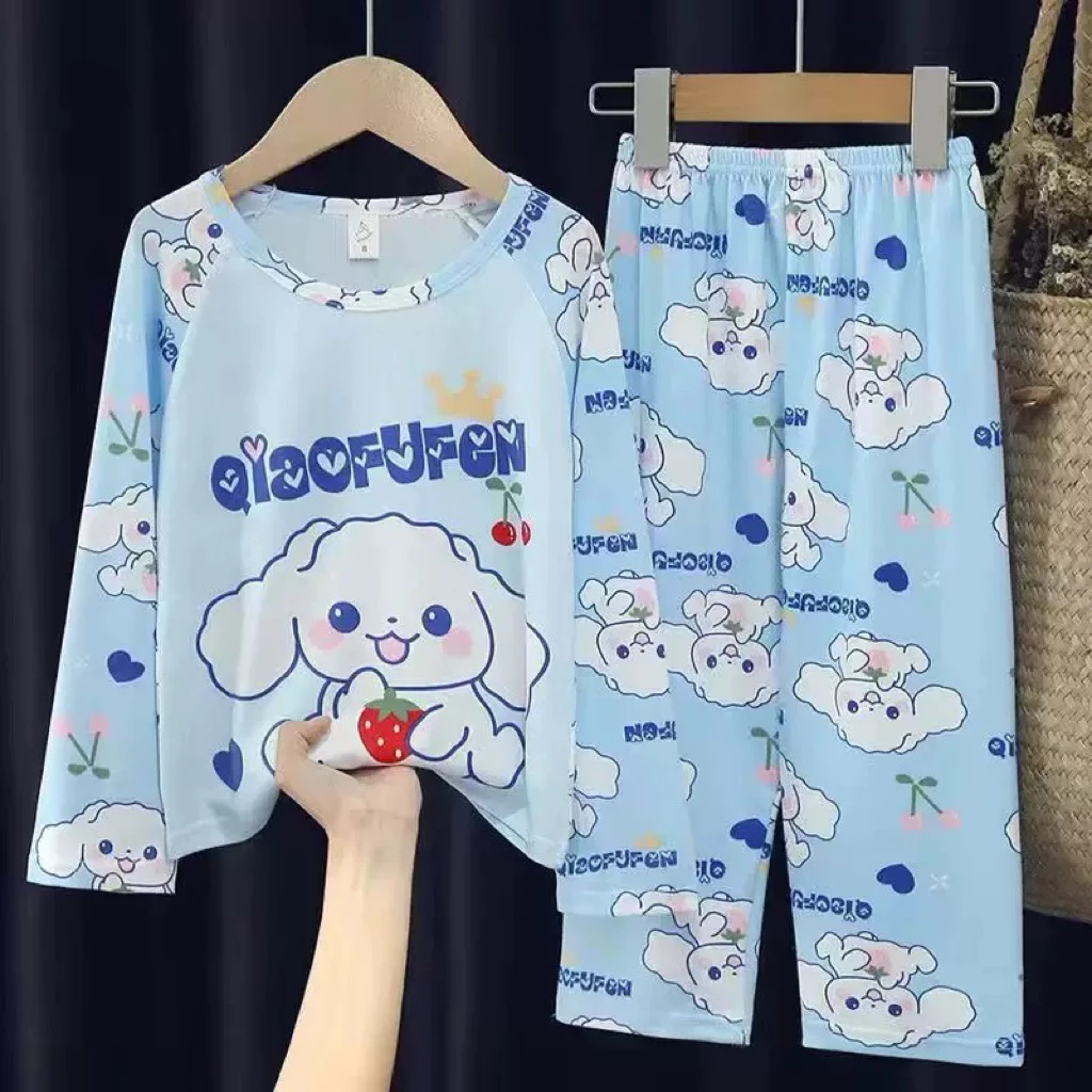 ชุดนอนเด็กลายน่ารัก ผ้าcotton พร้อมส่ง!!