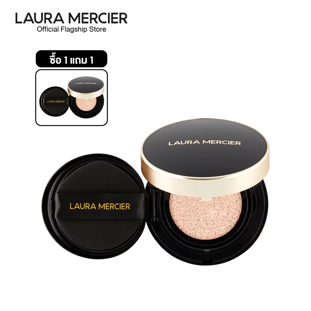 [กดเพิ่มลงตะกร้า 2 ชิ้น] Laura Mercier Flawless Lumiere Radiance Perfecting Cushion SPF 50 PA+++ ปกปิดเนียน ติดทน