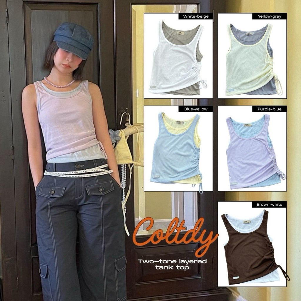 COLTDY TANK TOP 🚩Shopee Exclusive ลด 30% (1 July-1 Ausgust) เก็บโค้ดที่ Shopee Trendy