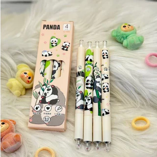สินค้าส่งจากไทย ราคาส่งตั้งแต่ชิ้นแรก ปากกาเจลยกแพ็ค 4 ชิ้น ปากกาเจลลายน่ารัก พกพาสะดวก ขนาดหัวปากกา 0.5 มม.