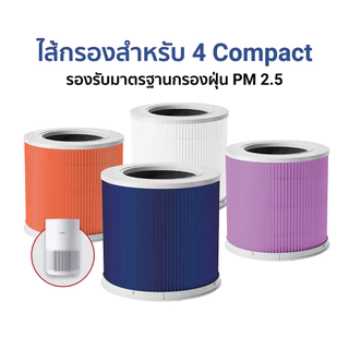 (4 Compact) iSUPER Smart Air Purifier 4 Compact Filter ไส้กรองสำหรับเครื่องฟอก Xiaomi รุ่น 4 Compact เท่านั้น กรอง PM2.5