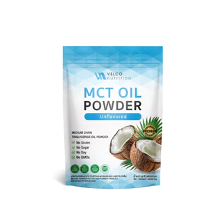 Velco nutrition ผง MCT OIL POWDER ผงน้ำมันมะพร้าวสกัดเย็น 1 ถุง บรรจุ 50g