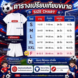 ชุดกีฬาเด็ก ชุดบอลโลก เสื้อแขนสั้น กางเกงขาสั้น ผ้าไมโคร ใส่สบายมาก