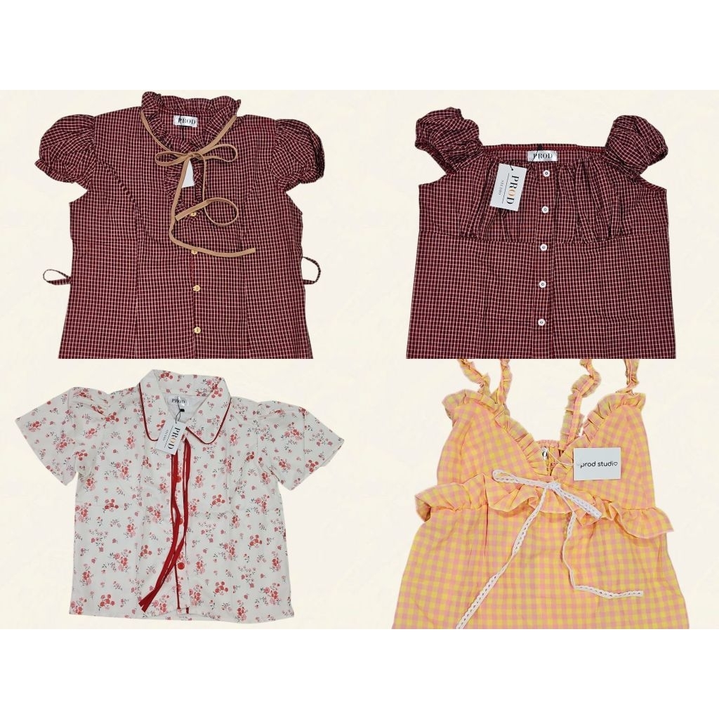 🌻 พร้อมส่ง สินค้างานมือ 1 🌻 เสื้อแฟชั่น งานป้าย PROD STUDI