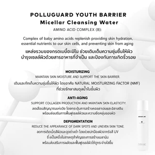RM Real Me ร้านคุณน้อง คลีนซิ่งสูตรใหม่ RM REAL ME Polluguard Youth Micellar clensing water ผิวหน้านุ่มกว่าเดิม(ของแท้%)