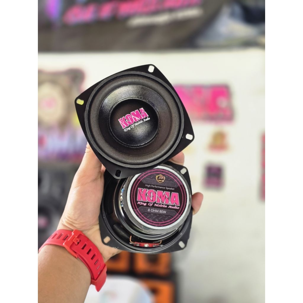 ลำโพง Koma 4นิ้ว 8โอมห์ 80W