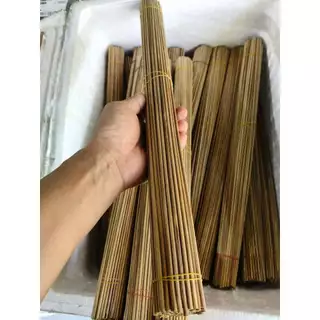 ซี่กรงนก ยาว21นิ้ว รมควัน ซี่ไม้ไผ่รมควัน คุณภาพดี ขนาด3.0/3.5มิล 1มัด 100+-2
