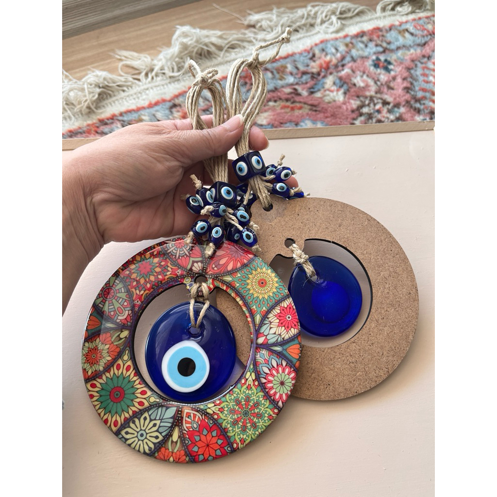evil eye ที่แขวนประดับบ้าน ของตกแต่งบ้านสไตร์ตุรกี รูปที่ 2