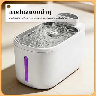 เครื่องให้น้ำสัตว์เลี้ยง 4L ไม่ต้องชาร์จนาน 30 วัน เครื่องกรองน้ำสัตว์เลี้ยงพร้อมตัวกรอง