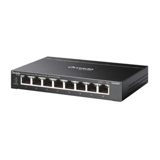 TP-LINK ES208GP Omada 8-Port Gigabit Easy Managed Switch with 8-Port PoE+ จัดการผ่านแอป ส่งไกล 250m - Lifetime Warranty