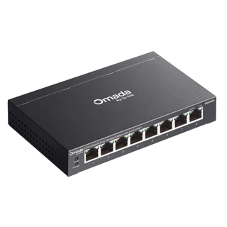 TP-LINK ES208GP Omada 8-Port Gigabit Easy Managed Switch with 8-Port PoE+ จัดการผ่านแอป ส่งไกล 250m - Lifetime Warranty
