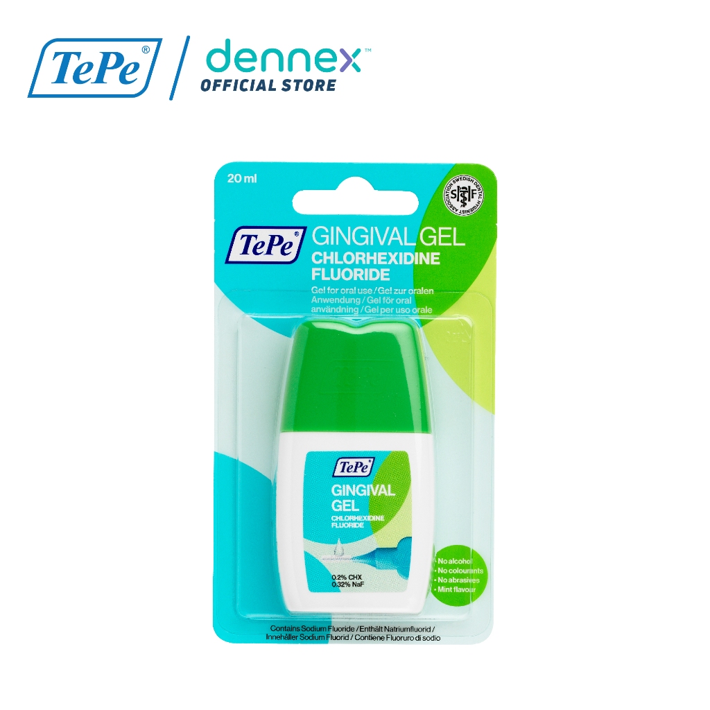 TePe Gingival Gel 20ml เจลฟลูออร์ แอนด์ คลอ สําหรับระหว่างฟันและเหงือก
