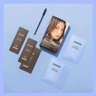 [ย้อมคิ้วสีอ่อน 1กล่อง5เซต] COSNORI Easy Brow Tone Changer 5 EA