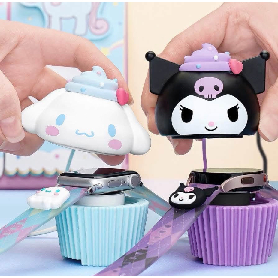 แท่นชาร์จ Sanrio Characters สำหรับ Apple Watch หรือ Galaxy Watch / Pre-order