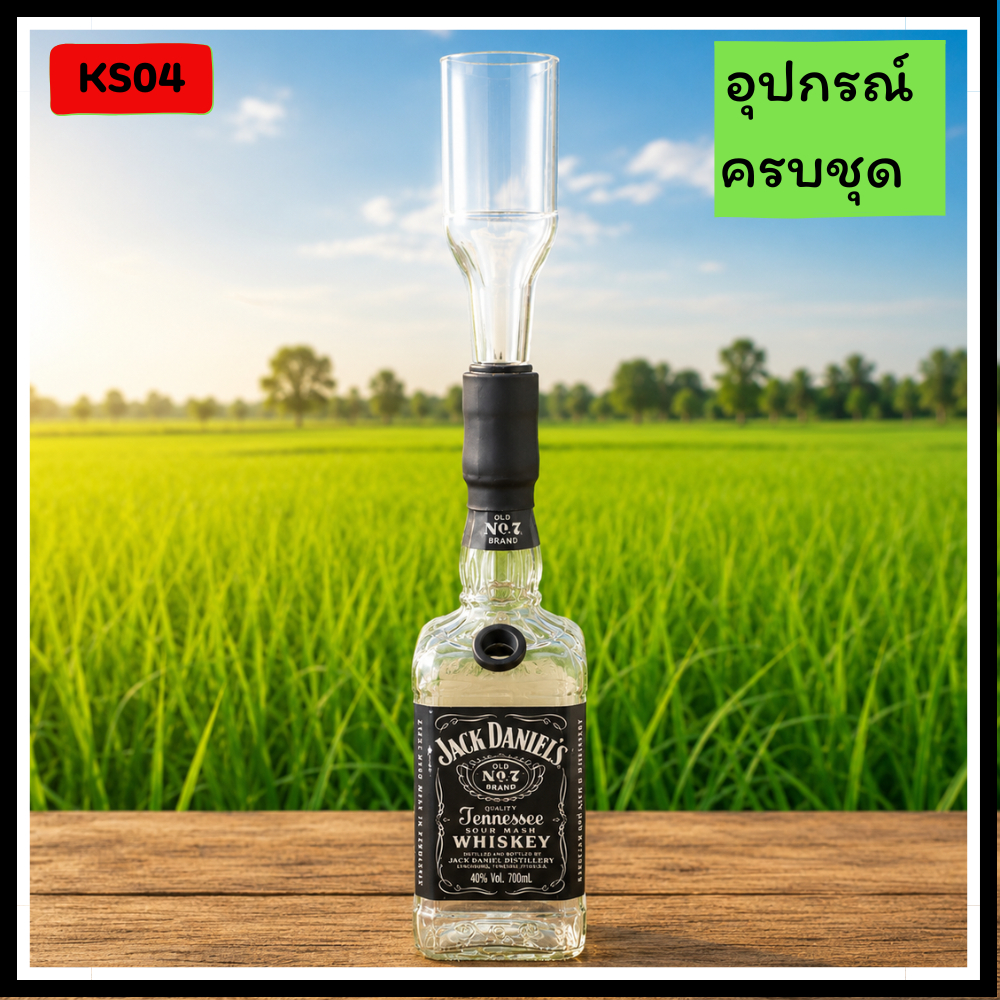 ขวดแก้วDIY.พร้อมใช้ ของแถมให้ครบชุด
