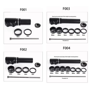 FMFXTR Bike Fork Stem Riser ตัวต่อซางจักรยาน เพิ่มความสูงแฮนด์ 85/115/150/180/210 มม.