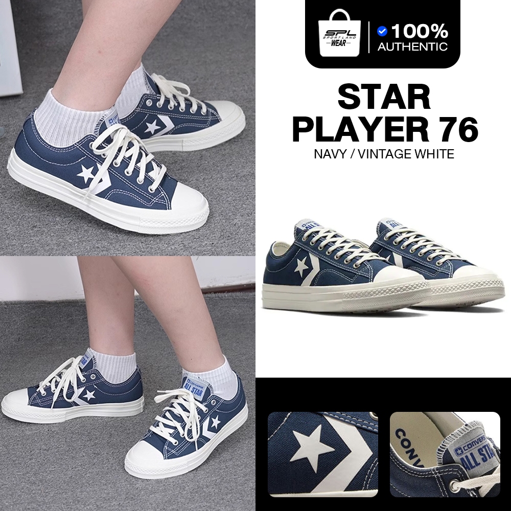 Converse คอนเวิร์ส รองเท้าผ้าใบ รองเท้าสเก็ตบอร์ด UX Star Player 76 OX A08540CMF4NAWT (3000)