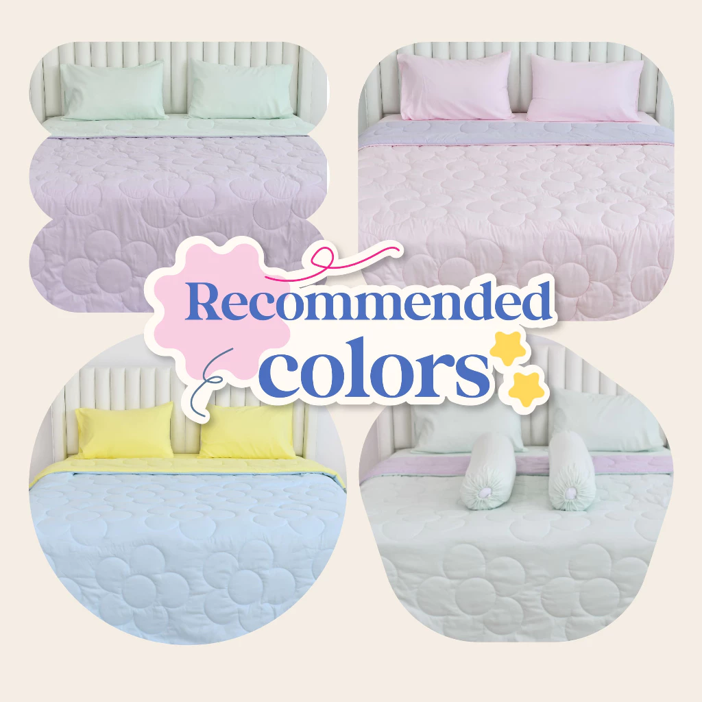 BEDRIDA ชุดผ้าปูที่นอนครบเซ็ต พร้อมผ้านวมลายปักดอกไม้ thumbnail 4