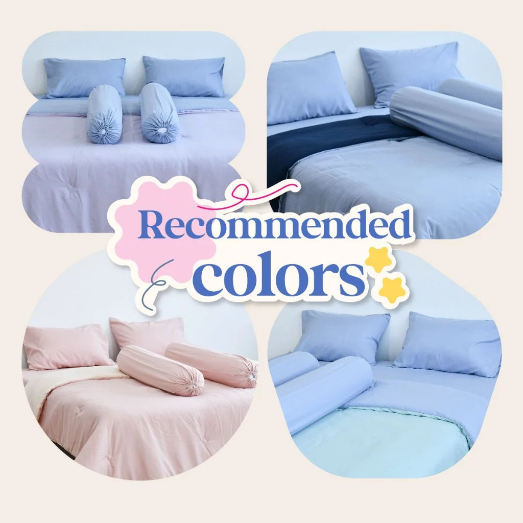 BEDRIDA ชุดผ้าปูที่นอนครบเซ็ต พร้อมผ้านวมลายปักดาว thumbnail 4