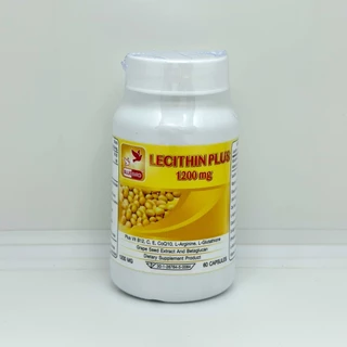 เลซิติน พลัส Lecithin Plus ตรา บลูเบิร์ด 1200 มิลลิกรัม 60 แคปซูล