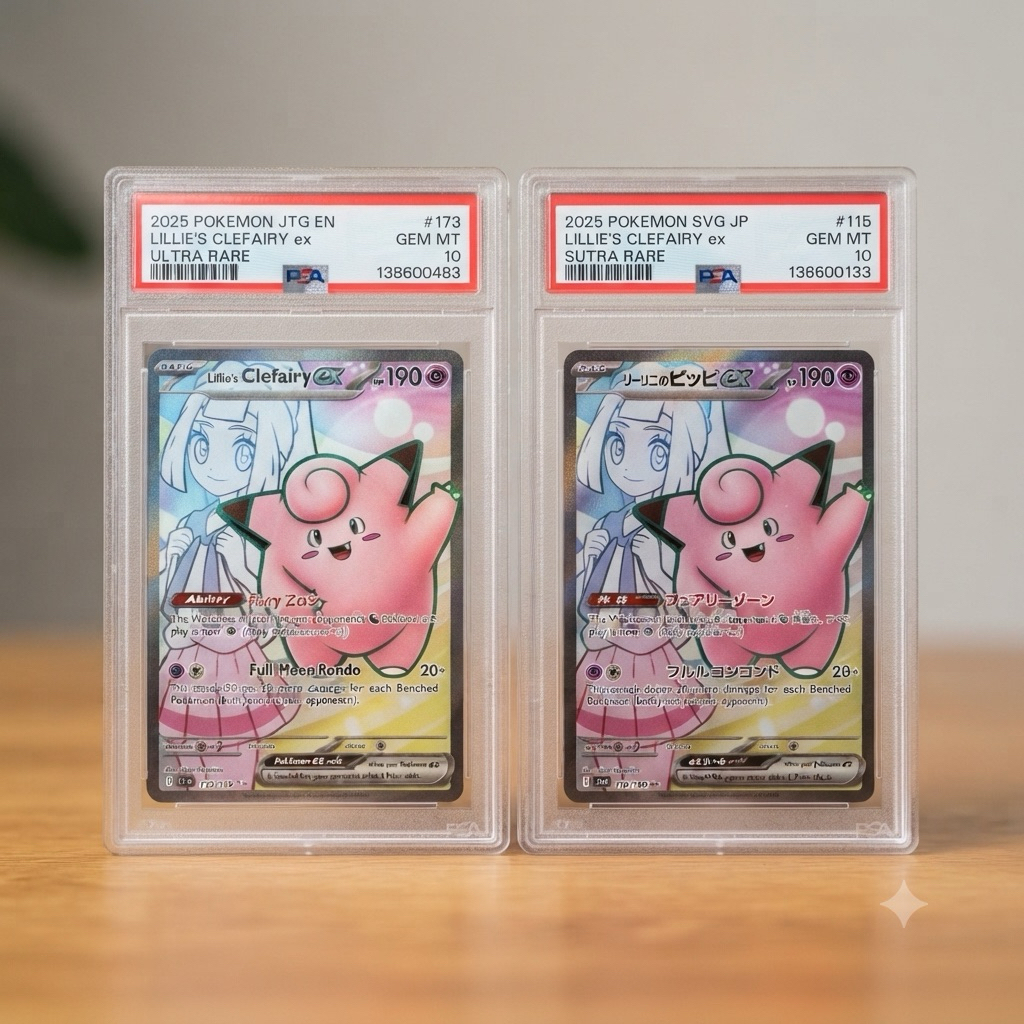 PSA 10 Lillie’s Clefairy ex #173 English / #115 Japanese Ultra Rare | Pokemon Journey Together / SV9