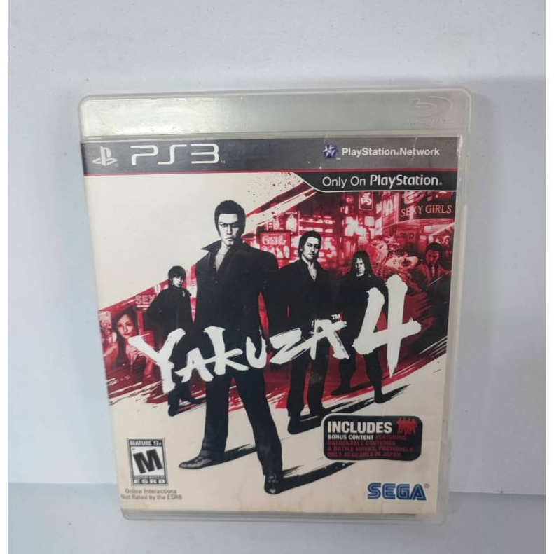 แผ่นเกมส์ PS3 Game : Yakuza 4 : PS3 Zone 1 [B]