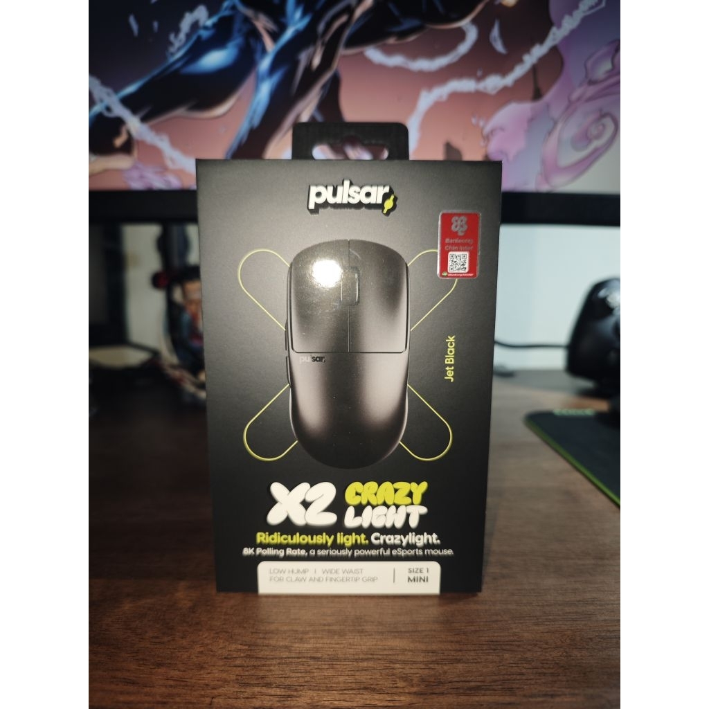 Pulsar X2 Crazylight (Size 1 mini) - สีดำ