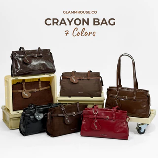 Glammhouse – Crayon Bag กระเป๋าสะพายไหล่ดีไซน์เข็มขัดด้านหน้า สามารถใส่ iPad Pro 11 นิ้วได้ ฟังก์ชันที่ตอบโจทย์การใช้งาน