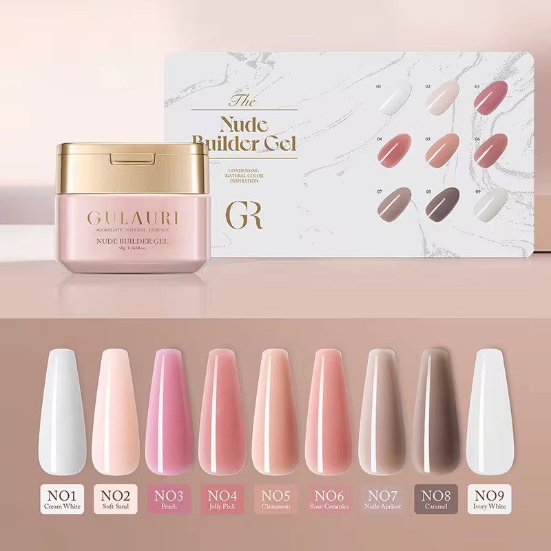 GR GULAURI builder gel บิวเดอร์เจลต่อเล็บ เจลต่อเล็บ เล็บเจล
