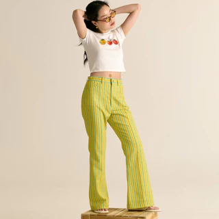 Tipsy hour flared pants กางเกงขาม้า ขายาวทรงสวย แบบ Unisex สำหรับทั้งชายหญิง