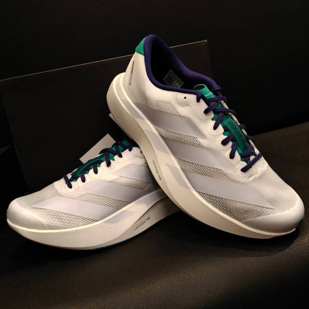รองเท้าผู้ชาย ADIZERO EVO SL WHITIN/CLGREY/COUGRN