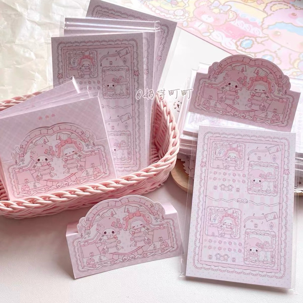 ✅พร้อมส่งเซ็ทแพ็คสีชมพูอ่อน การ์ดหลัง+หัวการ์ด+ถุงoppใส