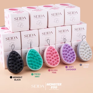 เซดะ แปรงไข่ปีศาจ 2in1 | แปรงสระผม นวด หวี ครบในชิ้นเดียว | SEIDA Monster Egg Scalp & Hair Brush