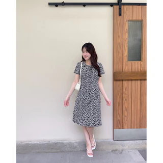 🍭☁️ Mabel dress เดรสคอกุ้น ผูกโบว์ เดรสทำงาน ผ้านุ่มลื่น ใส่แล้วไม่ร้อน รีดเรียบง่าย (ตัดสั้นฟรี ระบุในโน๊ตเท่านั้น)