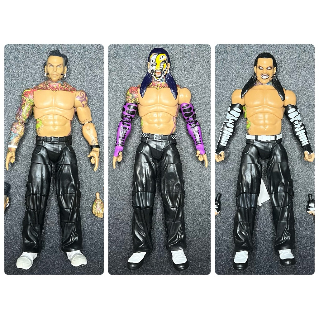 โมเดลมวยปล้ำ Jeff & Matt Hardy สูง 6-7 นิ้ว รุ่น AEW
