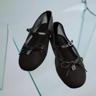 CHUUCHOP - (35-43) Juniper Mary Jane Shoes รองเท้าแมรี่เจนตาข่าย ระบายอากาศได้ดี แมทช์ง่ายทุกลุค (C8493)