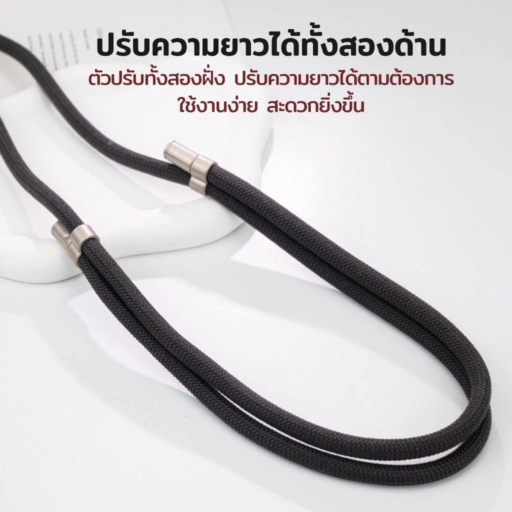 สายคล้องกล้อง Crossbody Camera Strap สำหรับ DJI Pocket 4P 4 3 Insta360 Luna Ultra Lanyard ปรับได้ Anti Loss สะพายข้าง thumbnail 5