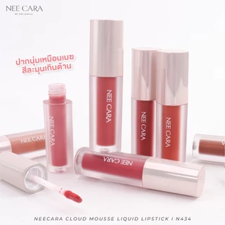 NEE CARA BE COLORFUL CLOUD MOUSSE LIQUID LIPSTICK ลิปกำมะหยี่เนื้อบางเบา | N434