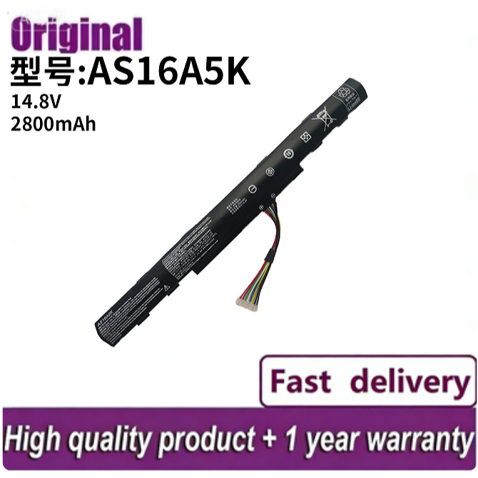 New 14.8V 41.4WH AS16A5K AS16A7K AS16A8K Battery For Acer Aspire E15 E5-475G 523G 553G 575G 774G E5-