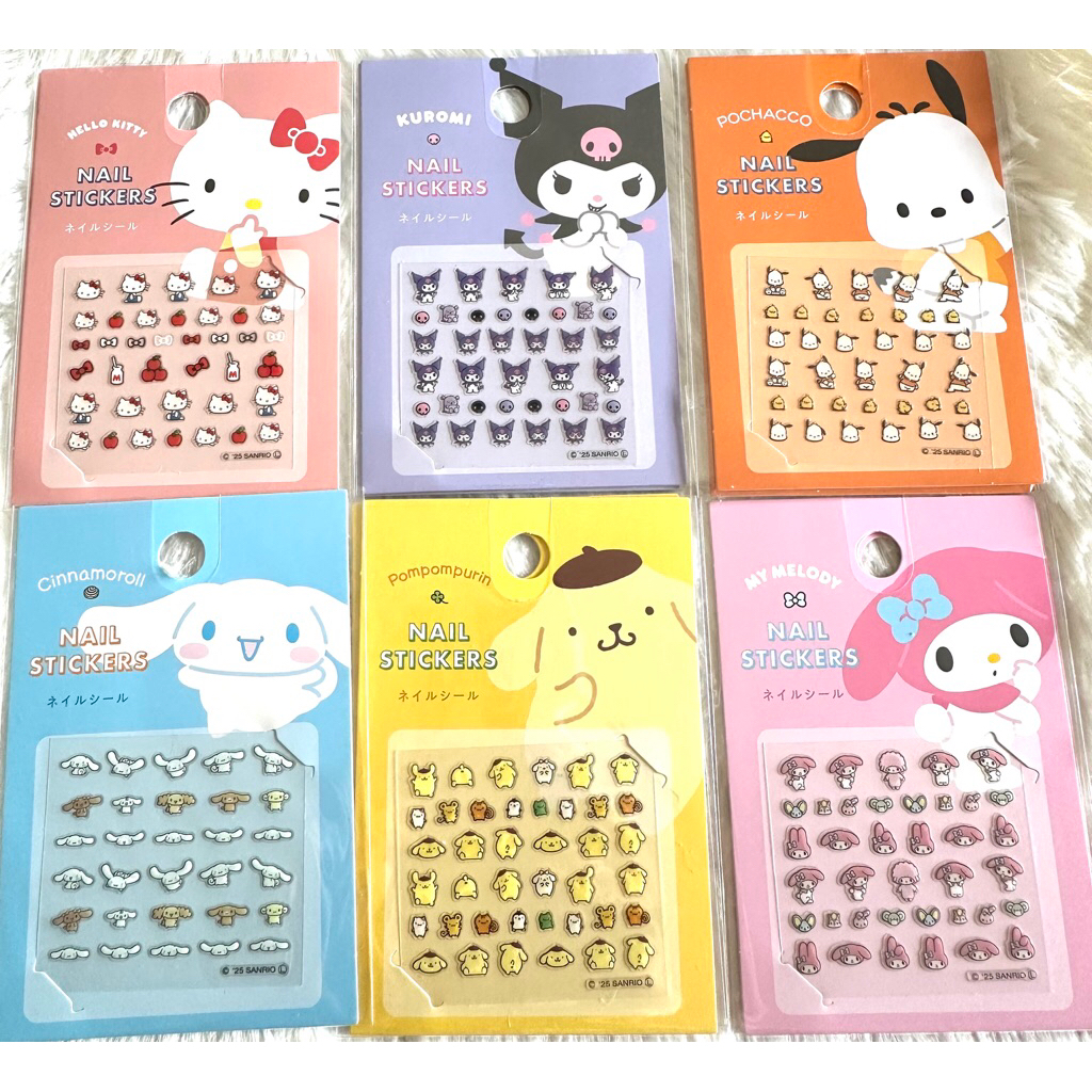 NAIL STICKER สติ๊กเกอร์ติดเล็บsanrio